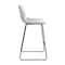 Flash Furniture 30 inch LeatherSoft Bar Height Barstools in Light Gray, PK2 2-ET-ER18345-30-LG-GG - alternate 7